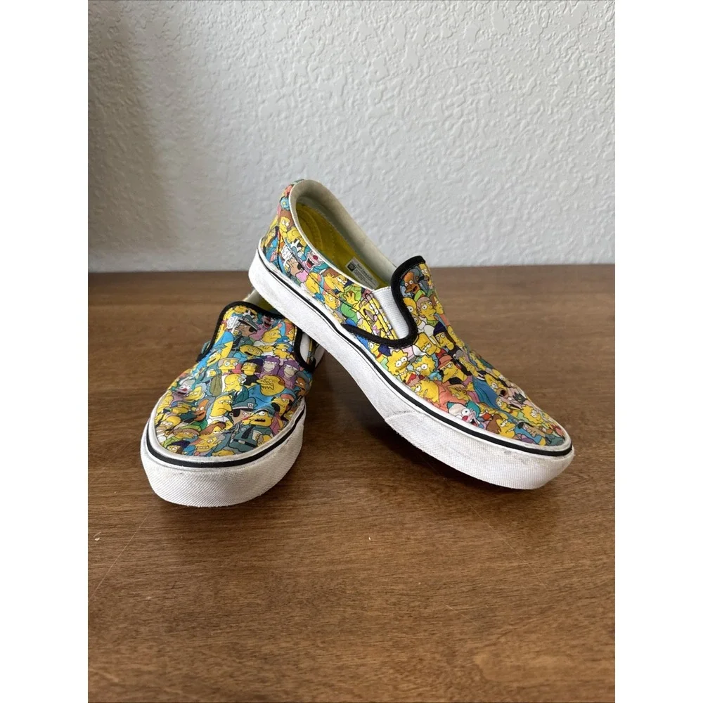 Vans X The Simpsons People Of Springfield Comfycush Slip On Men's 7.5 Women 9